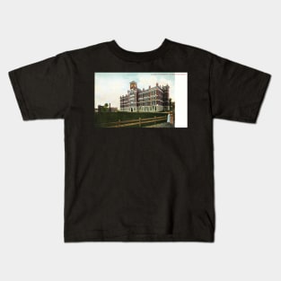 Clark University Vintage 1905 Postcard Reproduction - Worcester, Massachusetts Kids T-Shirt